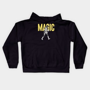 Magic Johnson Yellow 86 Kids Hoodie